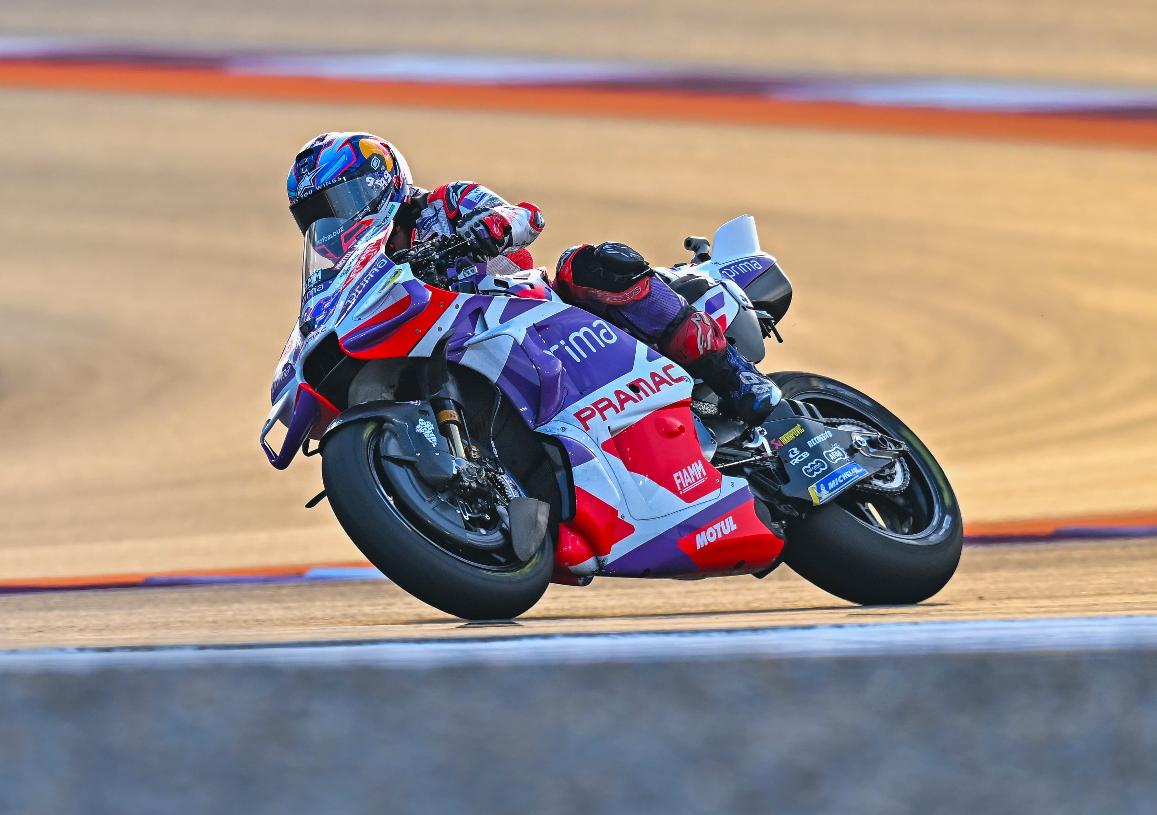 Jorge Martin durante el GP de Qatar hoy (Motociclismo, Ciclismo, Catar) EFE/EPA/NOUSHAD THEKKAYIL