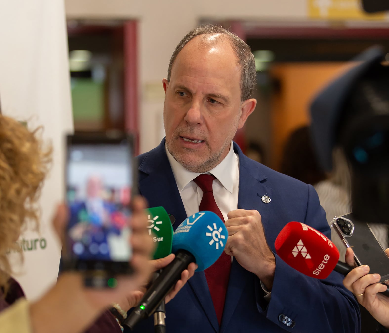 El rector de la UJA, Nicolás Ruiz, en una imagen de archivo.