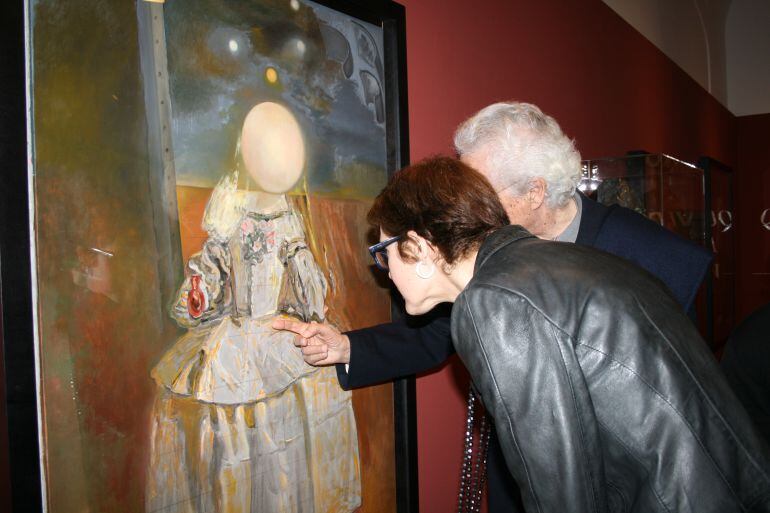 Montse Aguer i Antoni Pitxot inauguren la exposició temporal dedicada a Velázquez