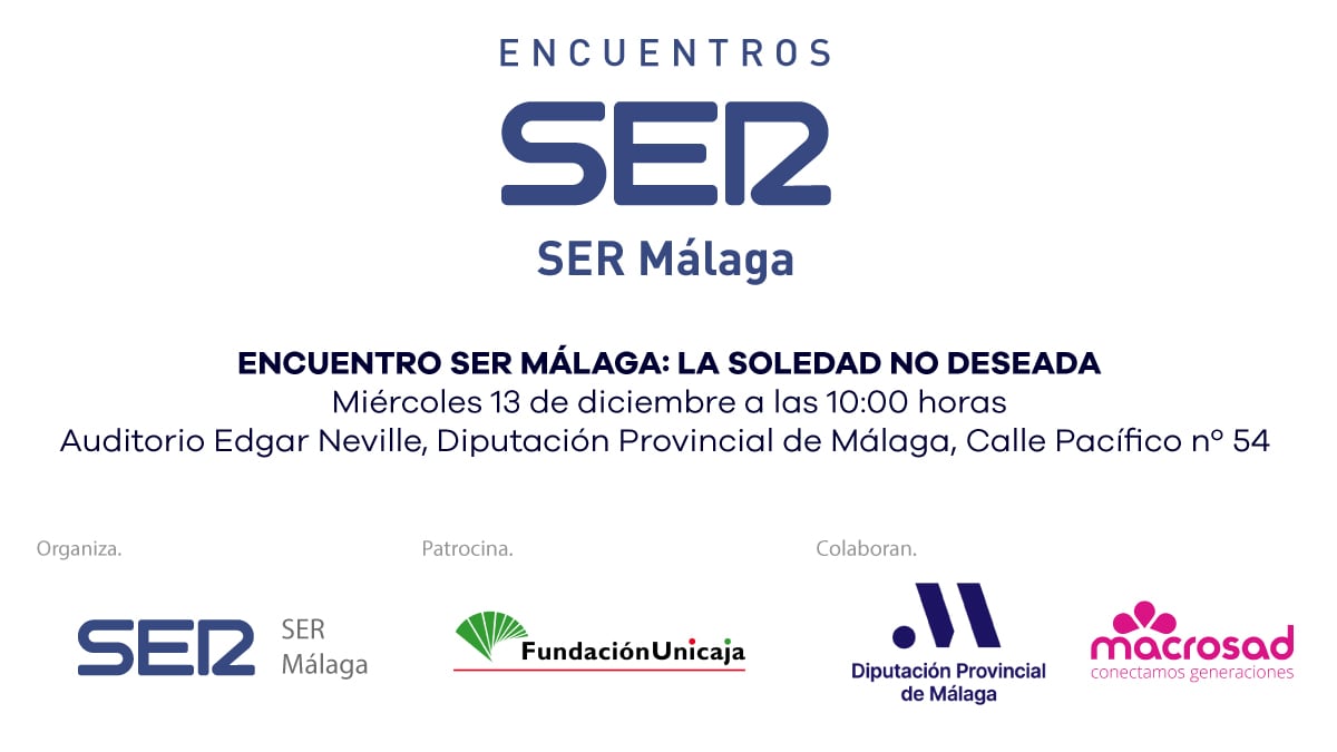 Encuentro SER Málaga. La soledad no deseada