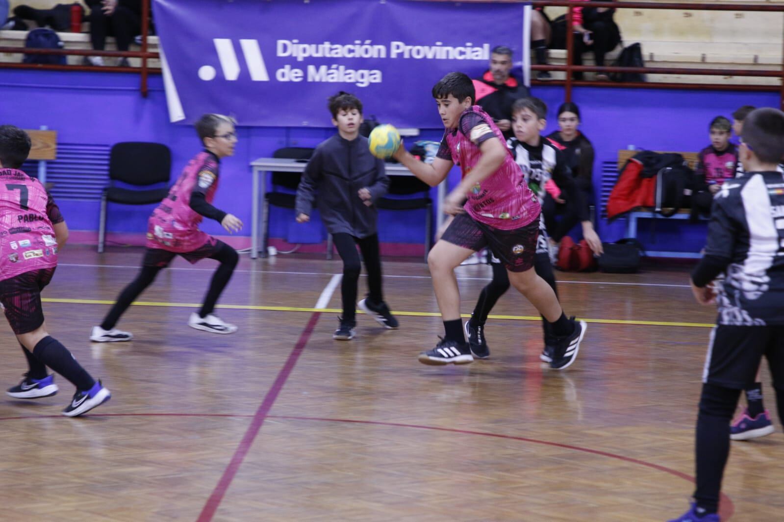 La Jornada de Promoción de Balonmano Base en el Colegio Maristas de Málaga