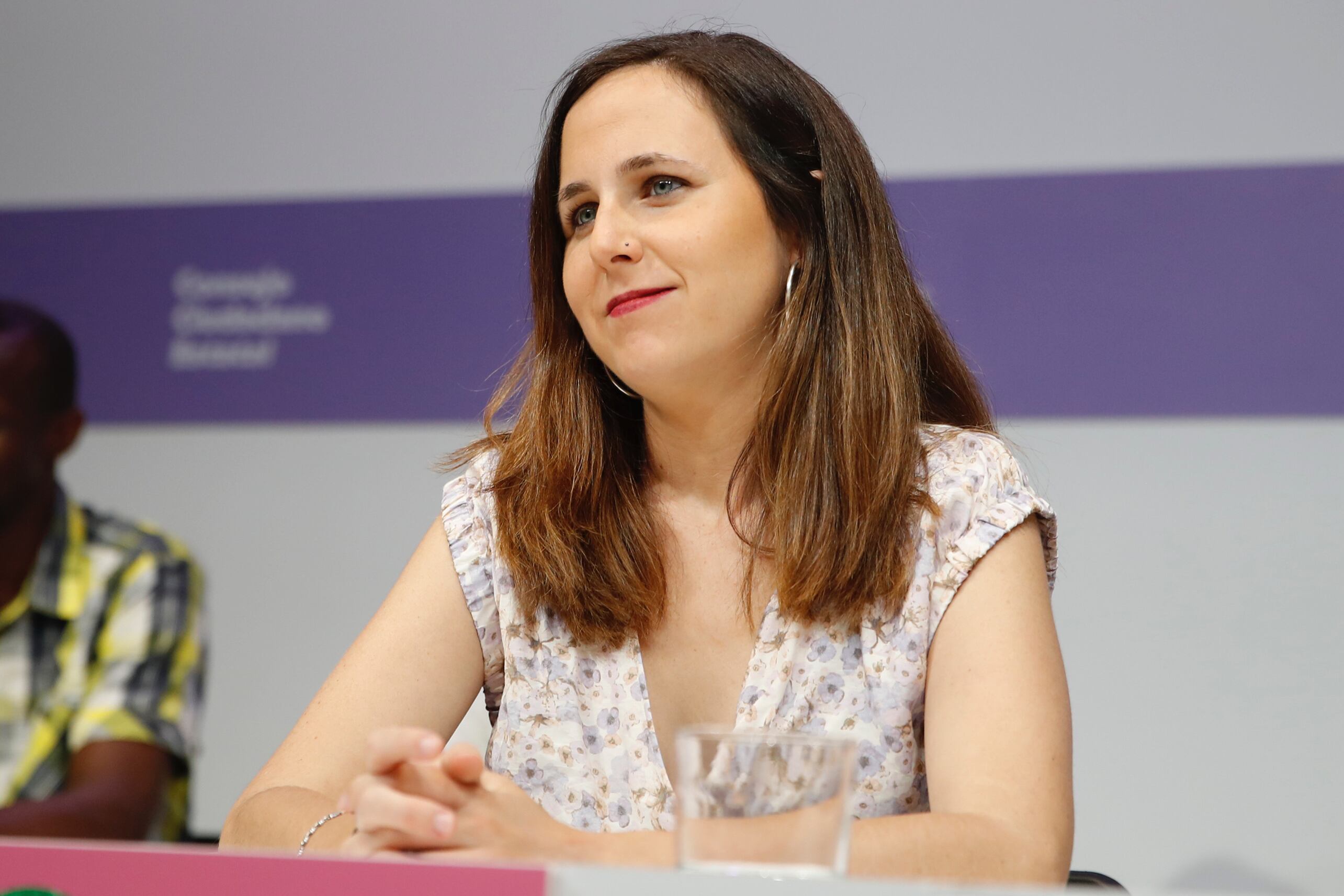 MADRID, 09/07/2022.- La secretaria general de Podemos, Ione Belarra, reúne al Consejo Ciudadano de Podemos para marcar las líneas estratégicas de cara al próximo debate del estado de la nación en un momento además de tensión en el Gobierno de coalición, este sábado en Madrid. EFE/ Javier López
