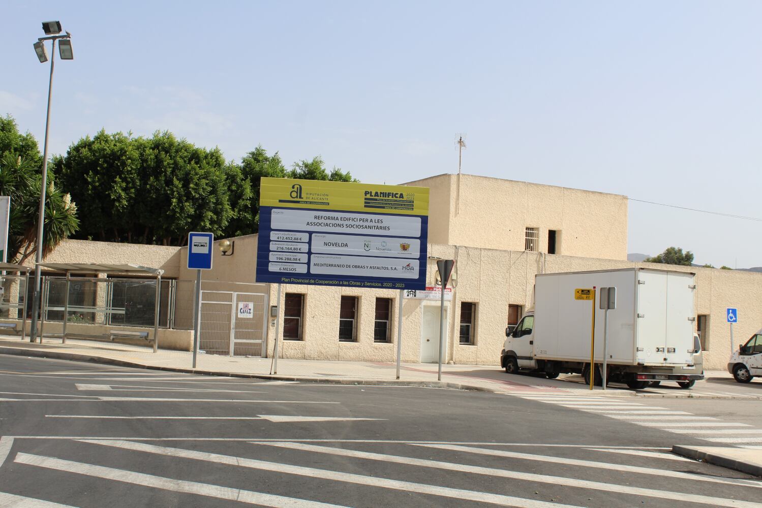 Actuación en Novelda para la mejora de la accesibilidad