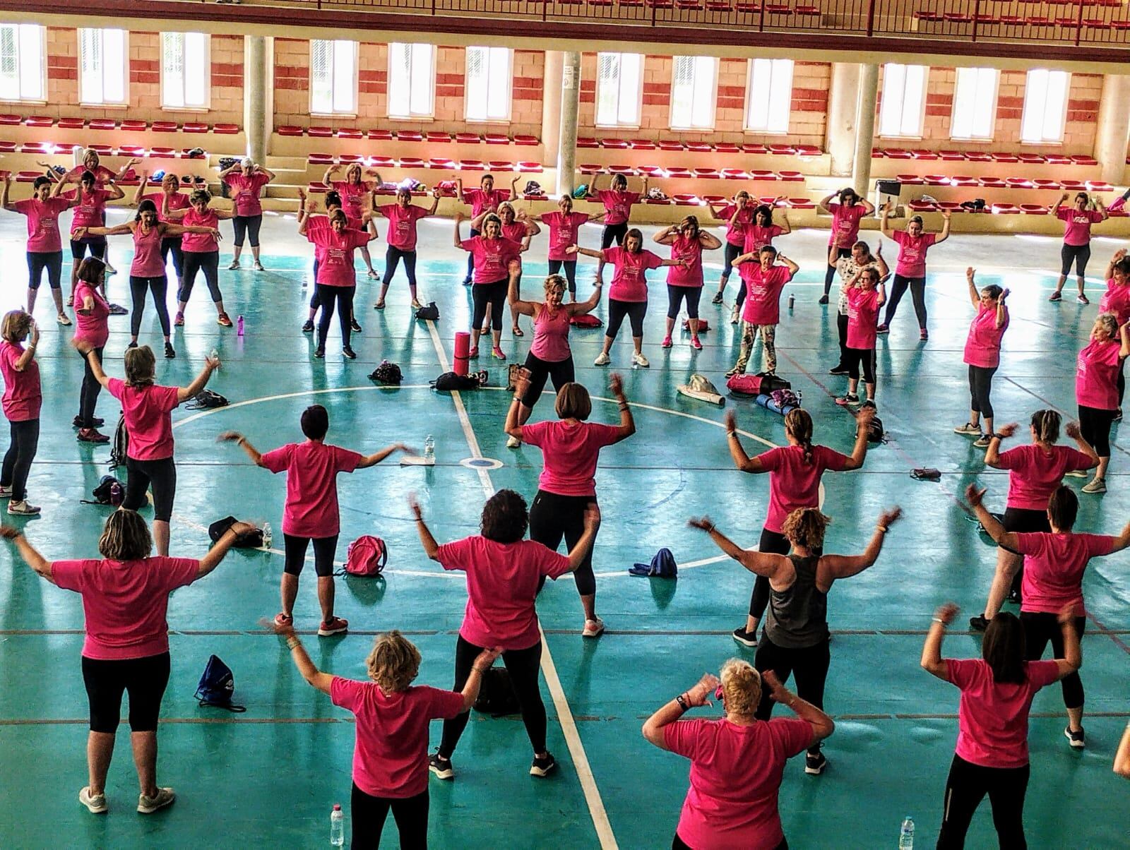 Taller de Gimnasia en el Pabellón Cubierto