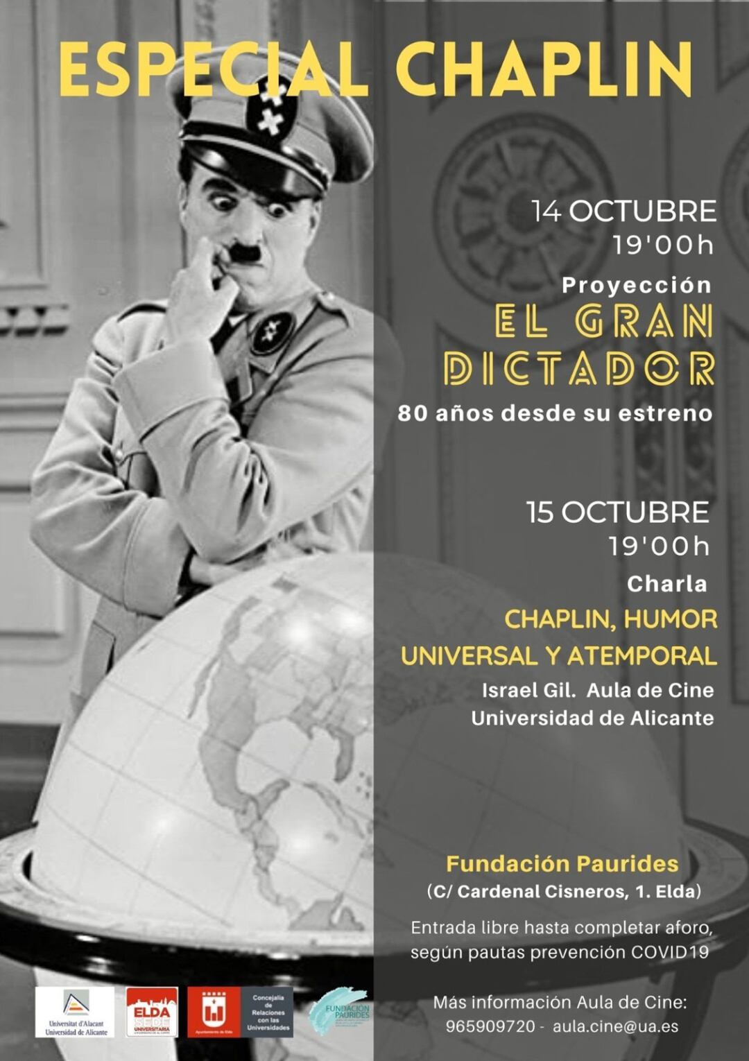 &quot;Especial Chaplin&quot;, en la Fundación Paurides