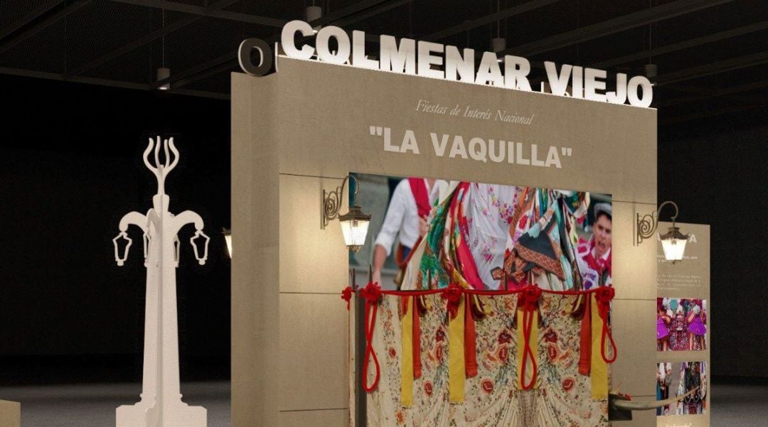 Stand de Colmenar Viejo dedicado a La Vaquilla