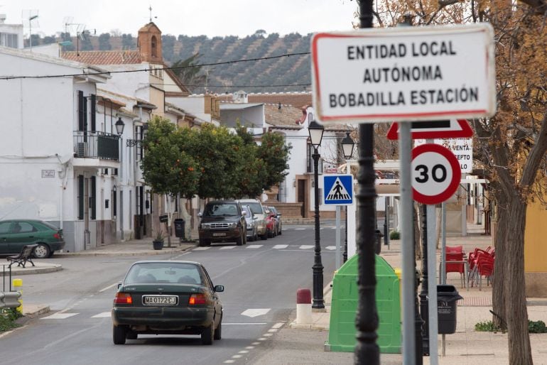 Vista de la entrada a Bobadilla