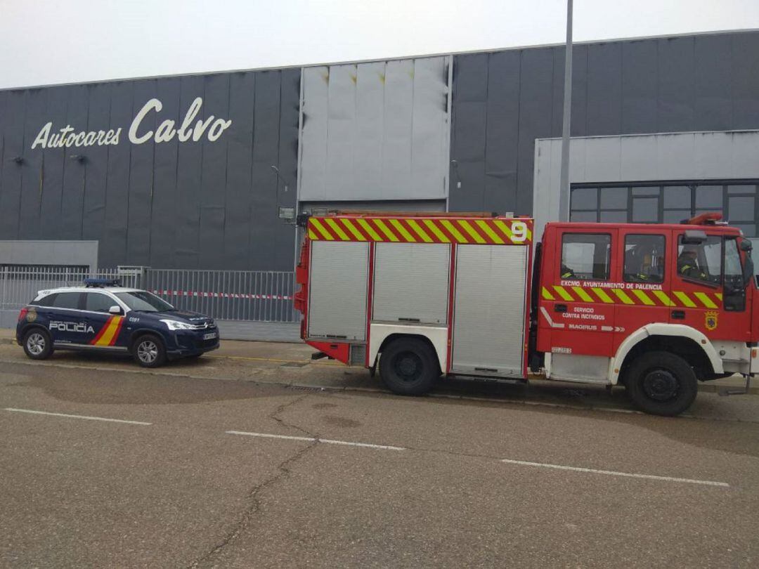 Instalaciones siniestradas en Palencia