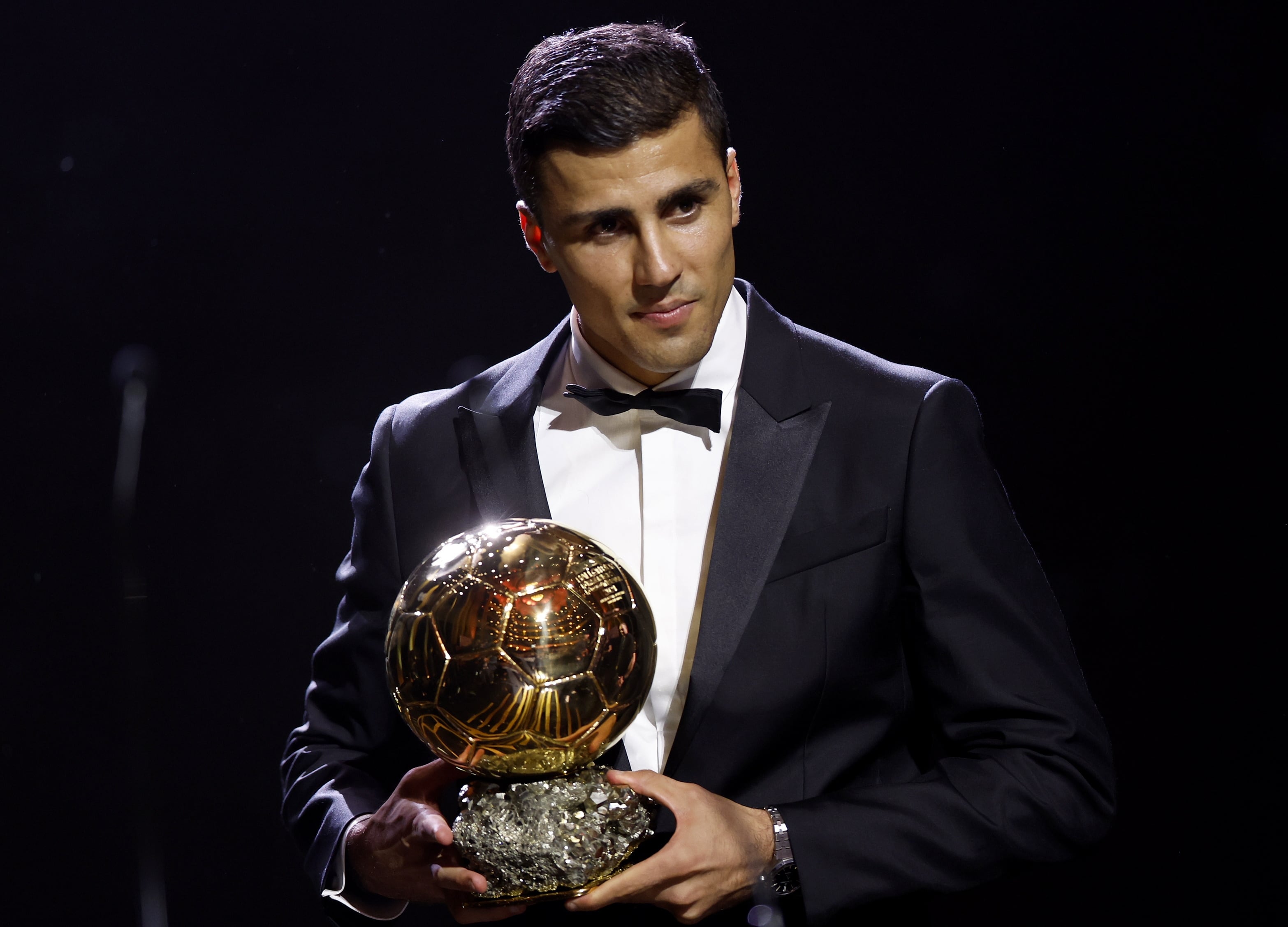 Rodri con el Balón de Oro