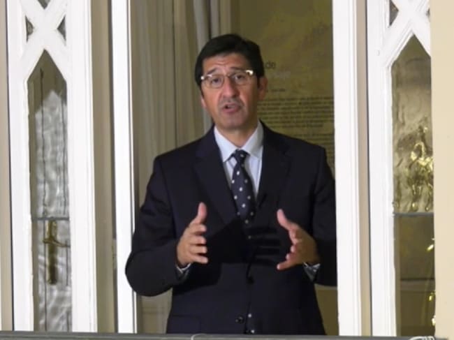 Jose Manuel Caballero, presidente de la Diputación en su tradicional mensaje navideño