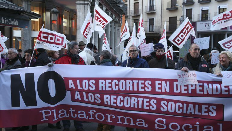 Imagen de archivo de una manifestación de pensionistas