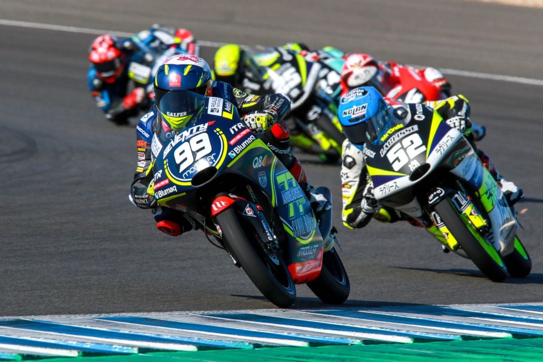 Carlos Tatay durante la carrera del domingo en el Circuito de Jerez