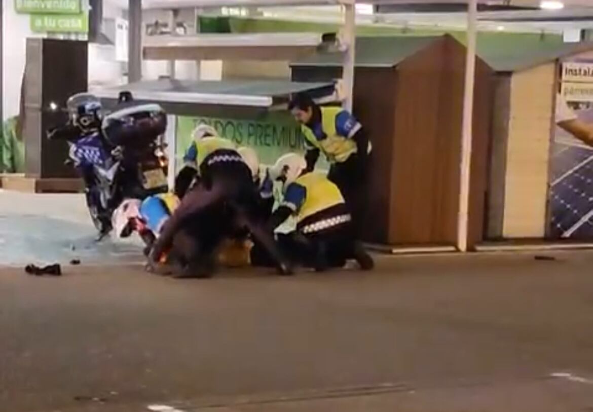 Imagen de la intervención en Palencia