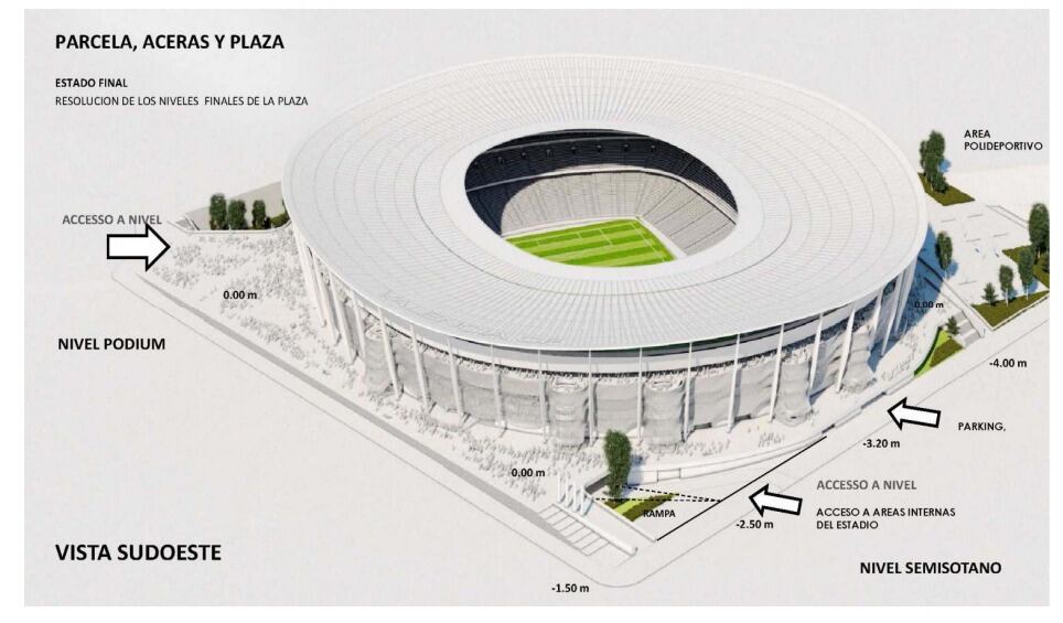 Figuración del nuevo estadio del Valencia CF