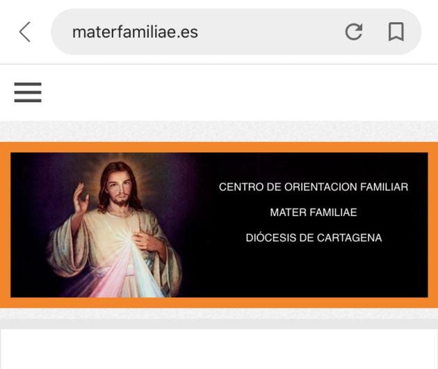 La Asociación Mater Familiae cuenta con página web propia donde sugieren rellenar un cuestonario para poder recibir más información sobre la misma.