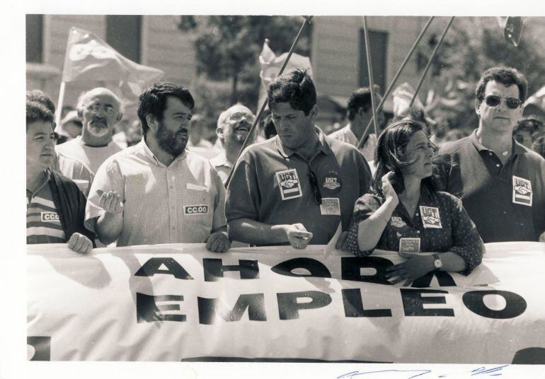 Juan Pérez, con barbas, en una foto de archivo