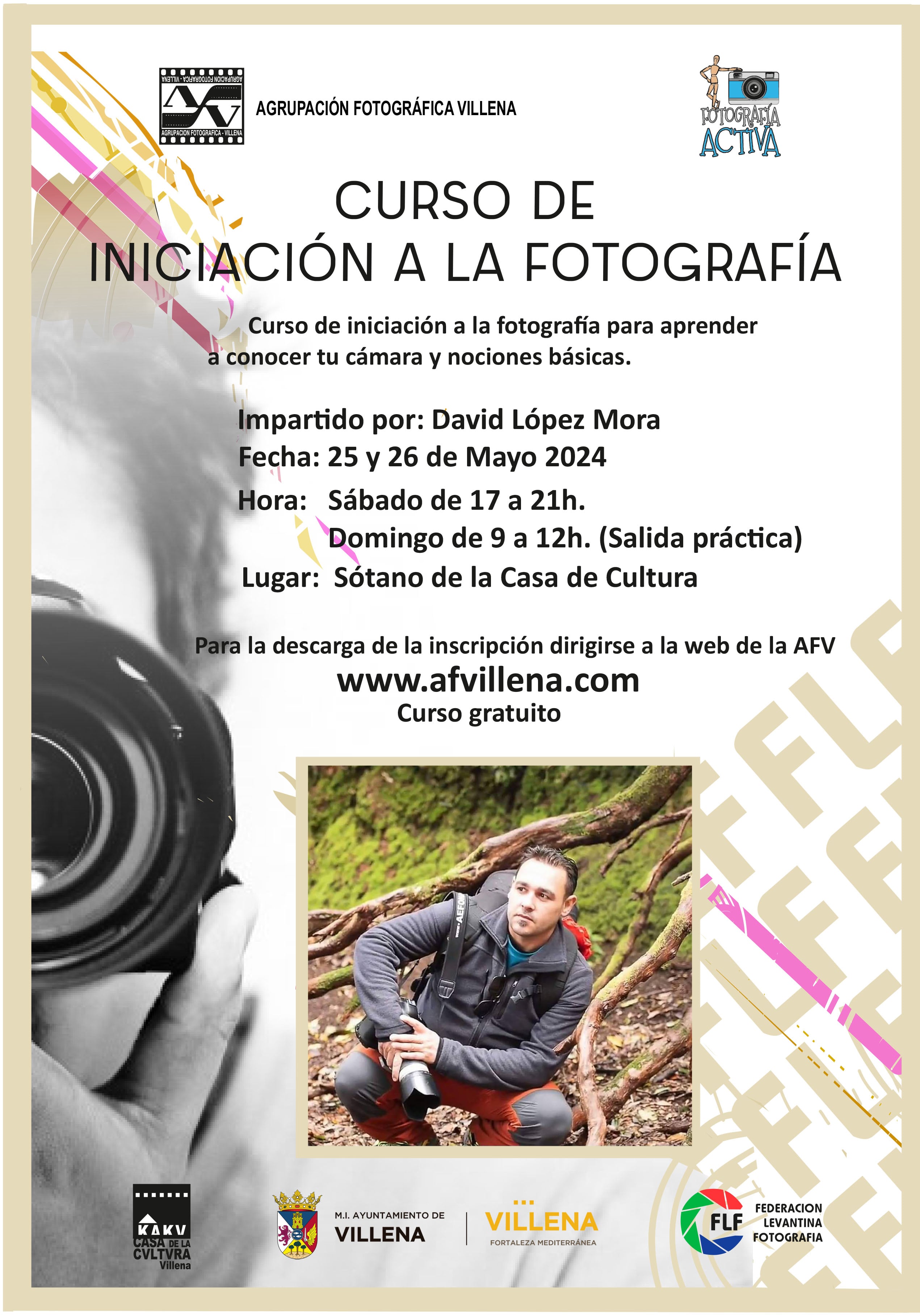 Curso de iniciación a la fotografía