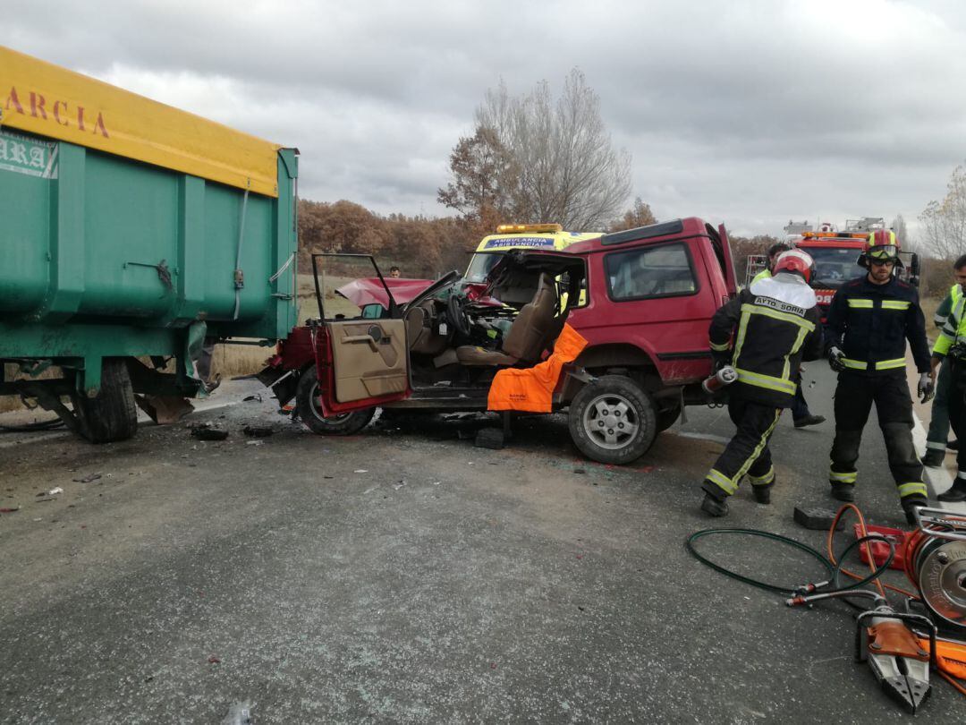 Accidente de tráfico en la N-234