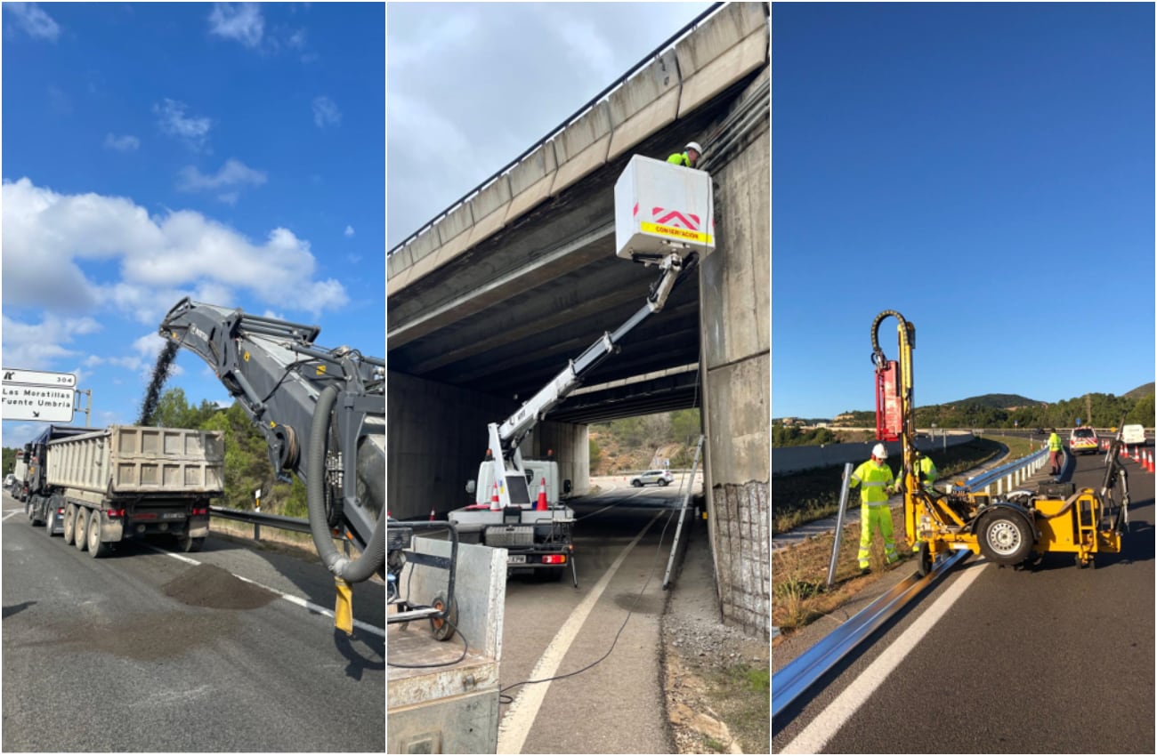 Conservación de carreteras en la provincia de Valencia