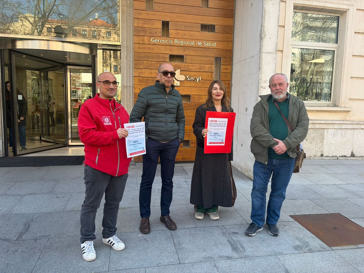 Los psicólogos clínicos reclaman más personal en Sacyl con citas que tardan en darse "hasta tres meses"