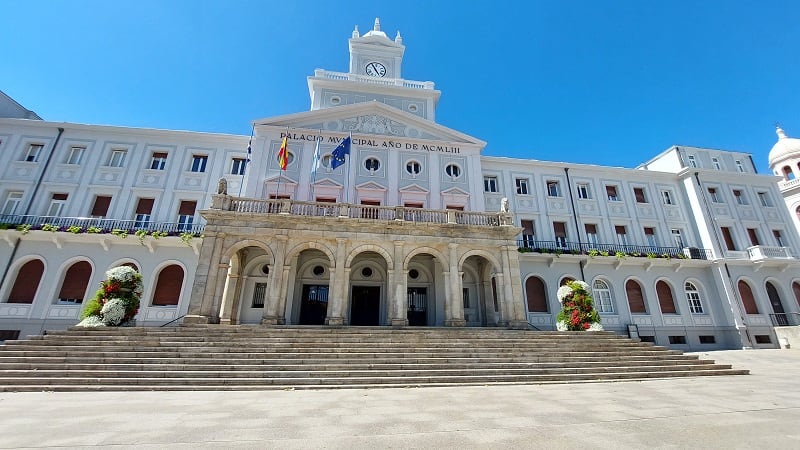 Palacio municipal de Ferrol (foto: Concello Ferrol)