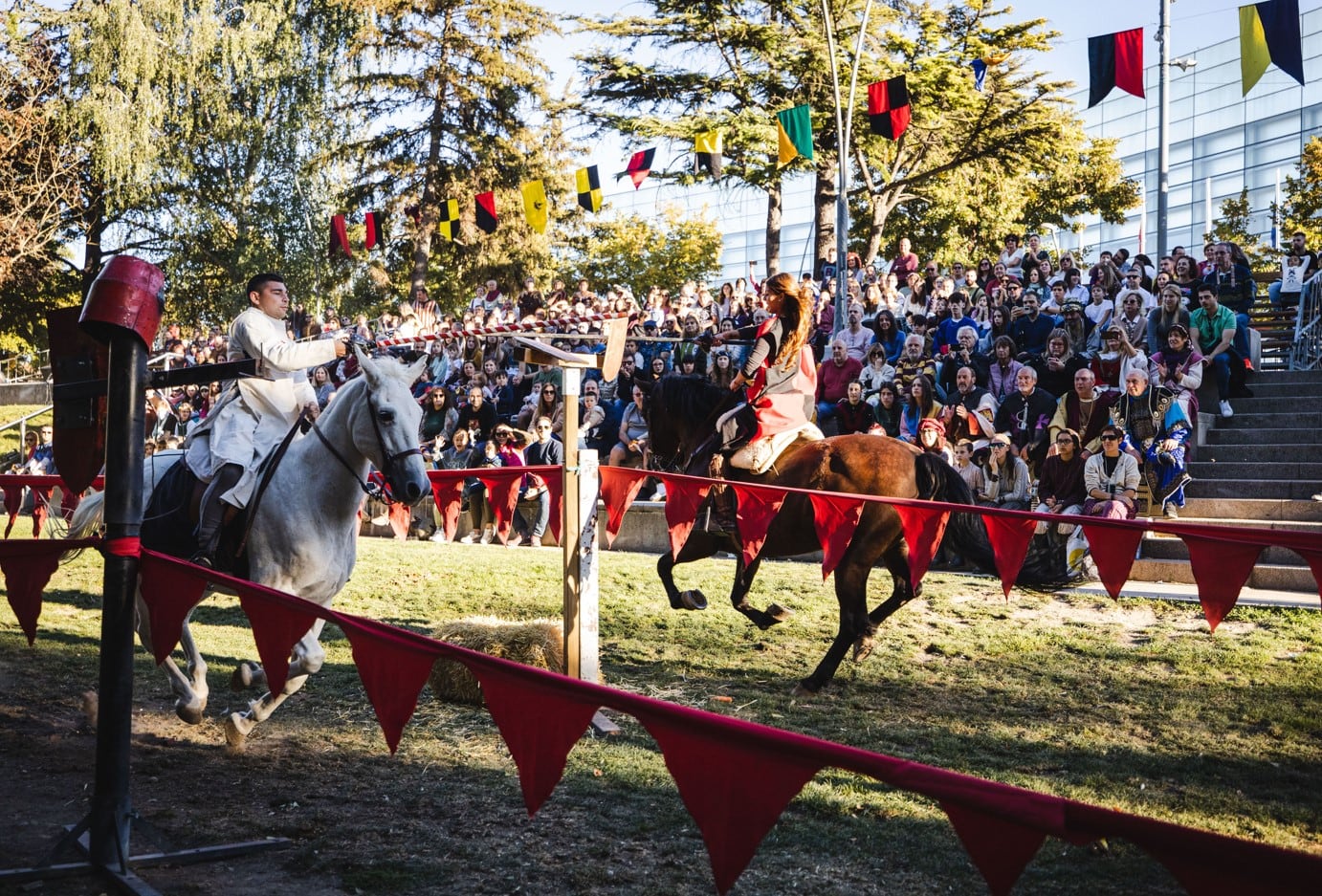 Recreación de un torneo medieval en la Semana Cidiana de Burgos