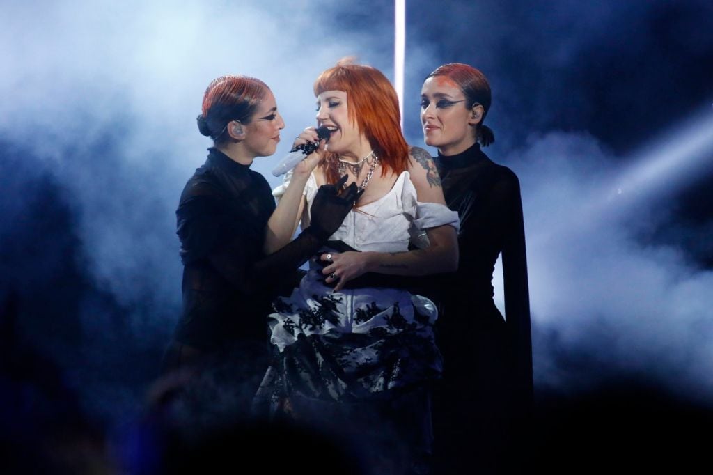 Angy Fernández, durante la primera semifinal del Benidorm Fest 2024.