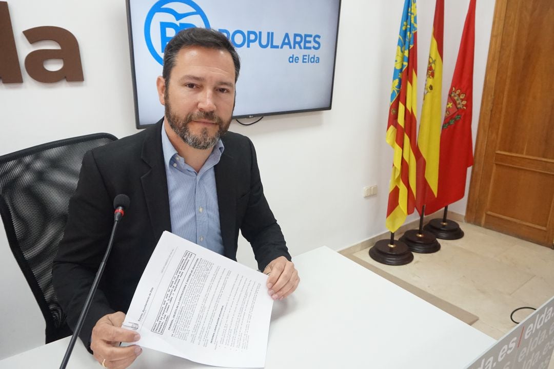 Francisco Mu´ñoz, portavoz del PP en Elda