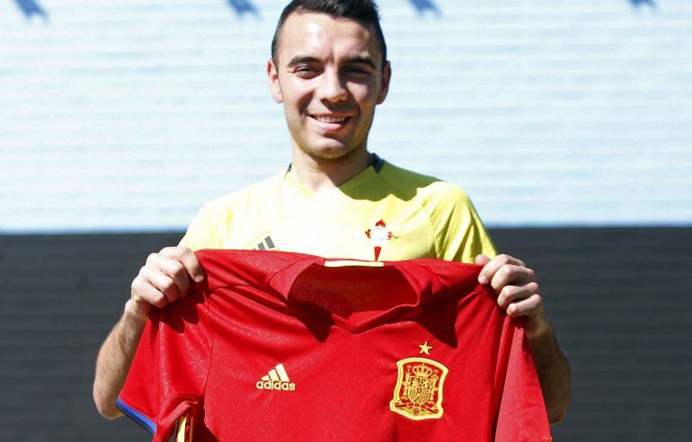 El delantero del Celta de Vigo Iago Aspas.