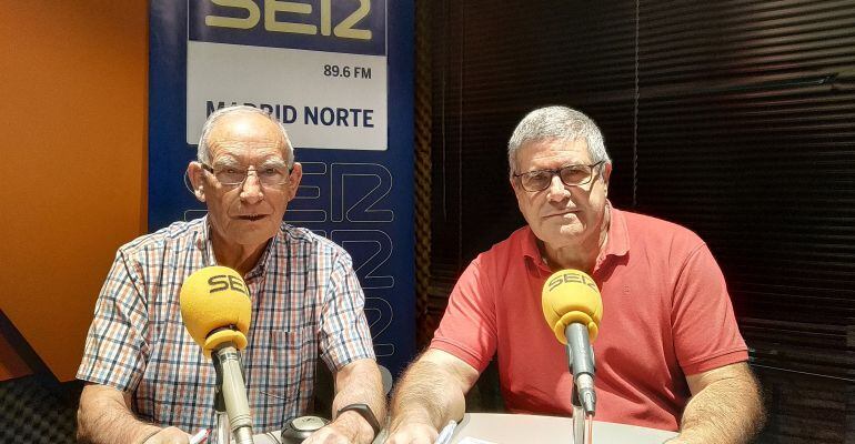 Los portavoces de la Plataforma en Defensa de la Sanidad Pública de la Zona Norte, Rafael Romero y Rafael Herguezabal