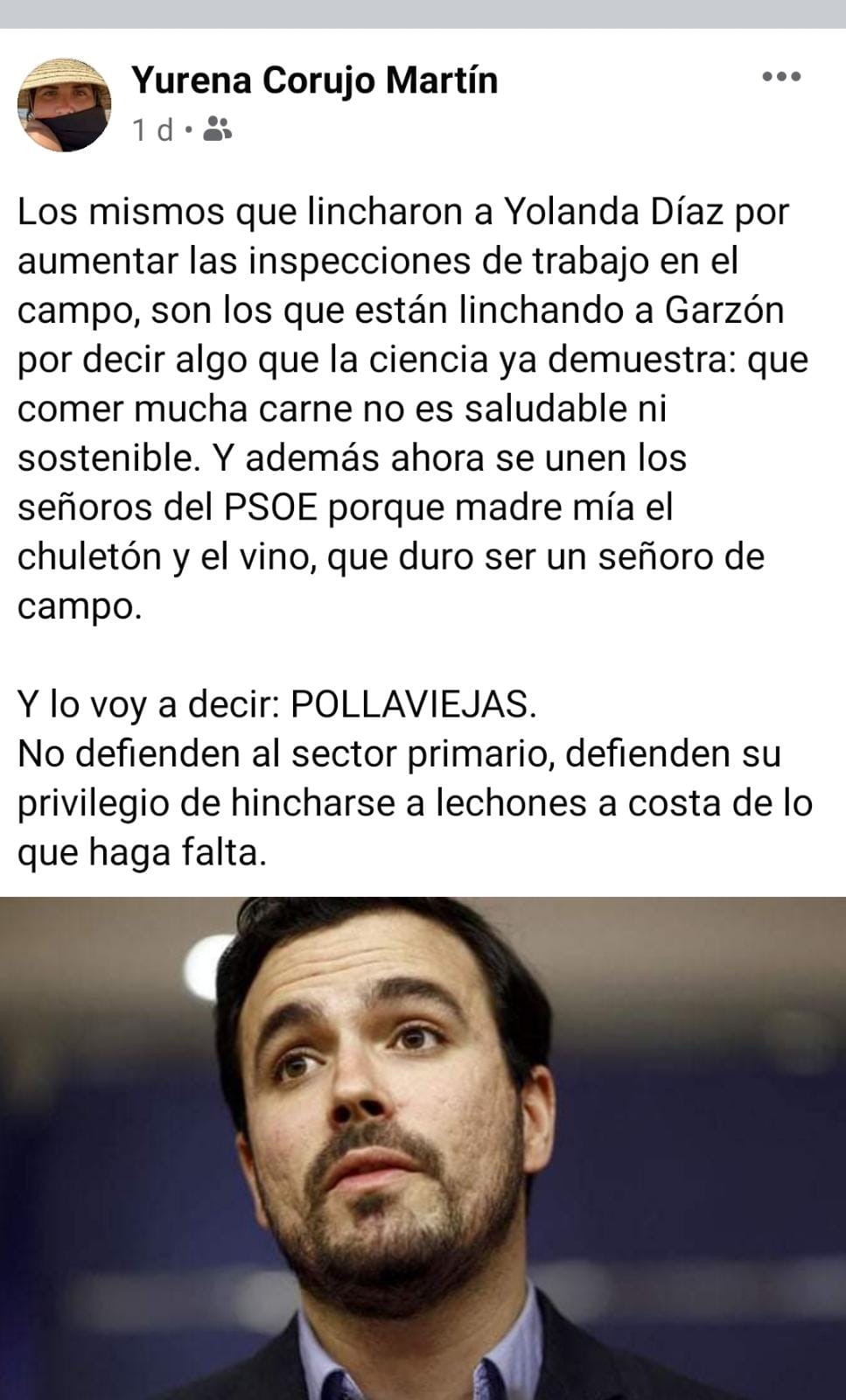 La coordinadora de Podemos en Canarias considera que "los insultos sobran" pero que este tipo de comentarios no le importan a la gente