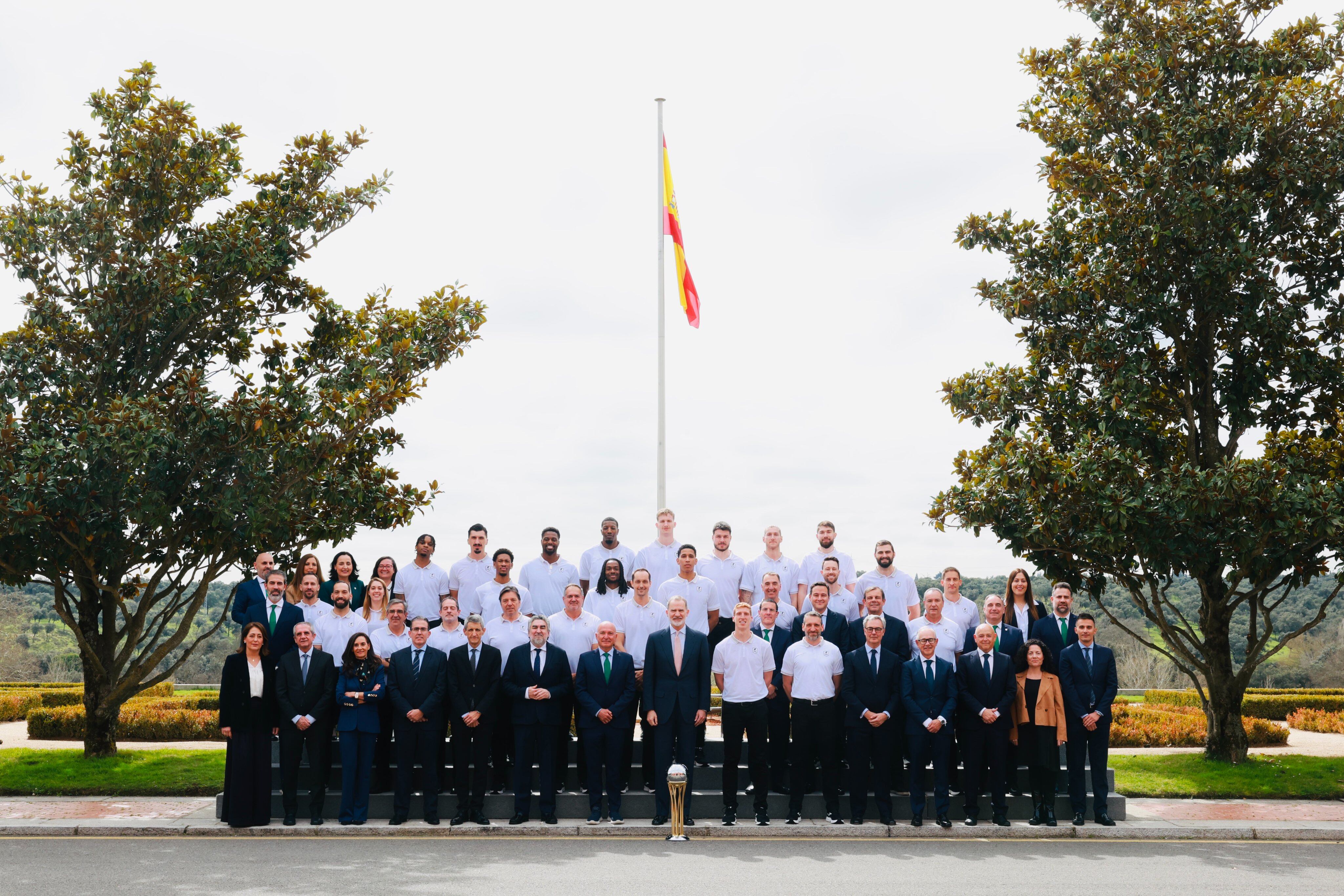 El Unicaja fue recibido por el Rey Felipe en La Zarzuela