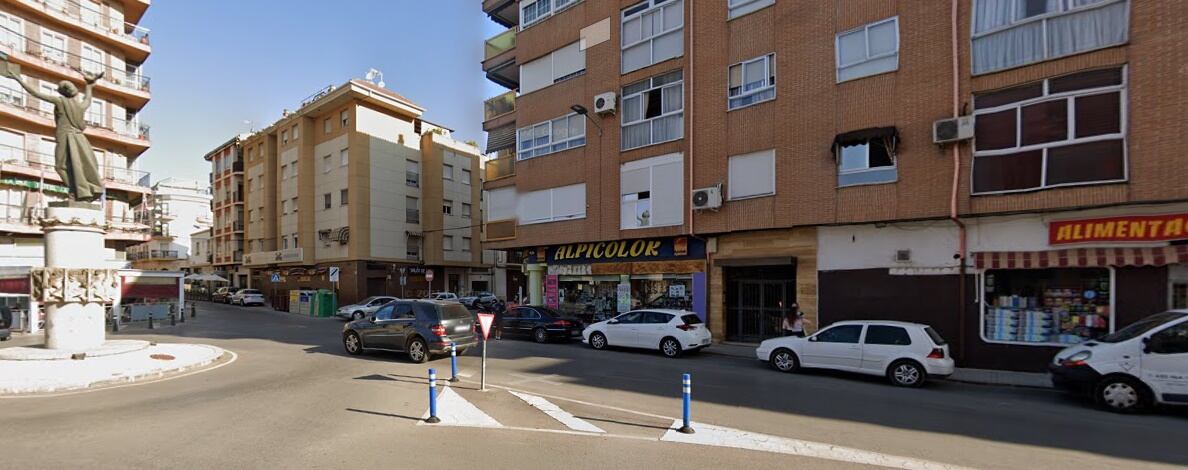 Zona donde se produjo el suceso en Úbeda