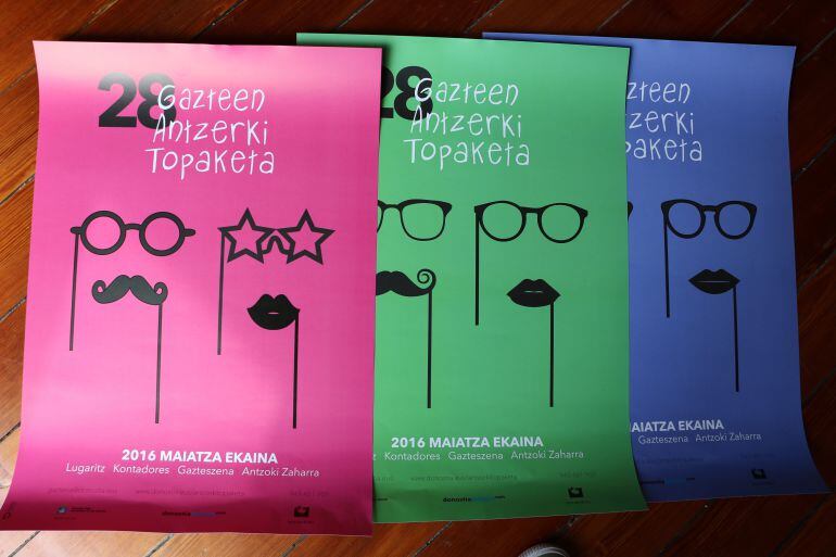 El cartel de esta edición lo ha diseñado Laida Irastorza, alumna del Ciclo Superior de Diseño en el Instituto Usandizaga. 