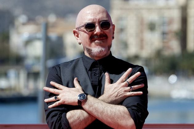 El director Hari Sama, en el photocall del Festival de Málaga