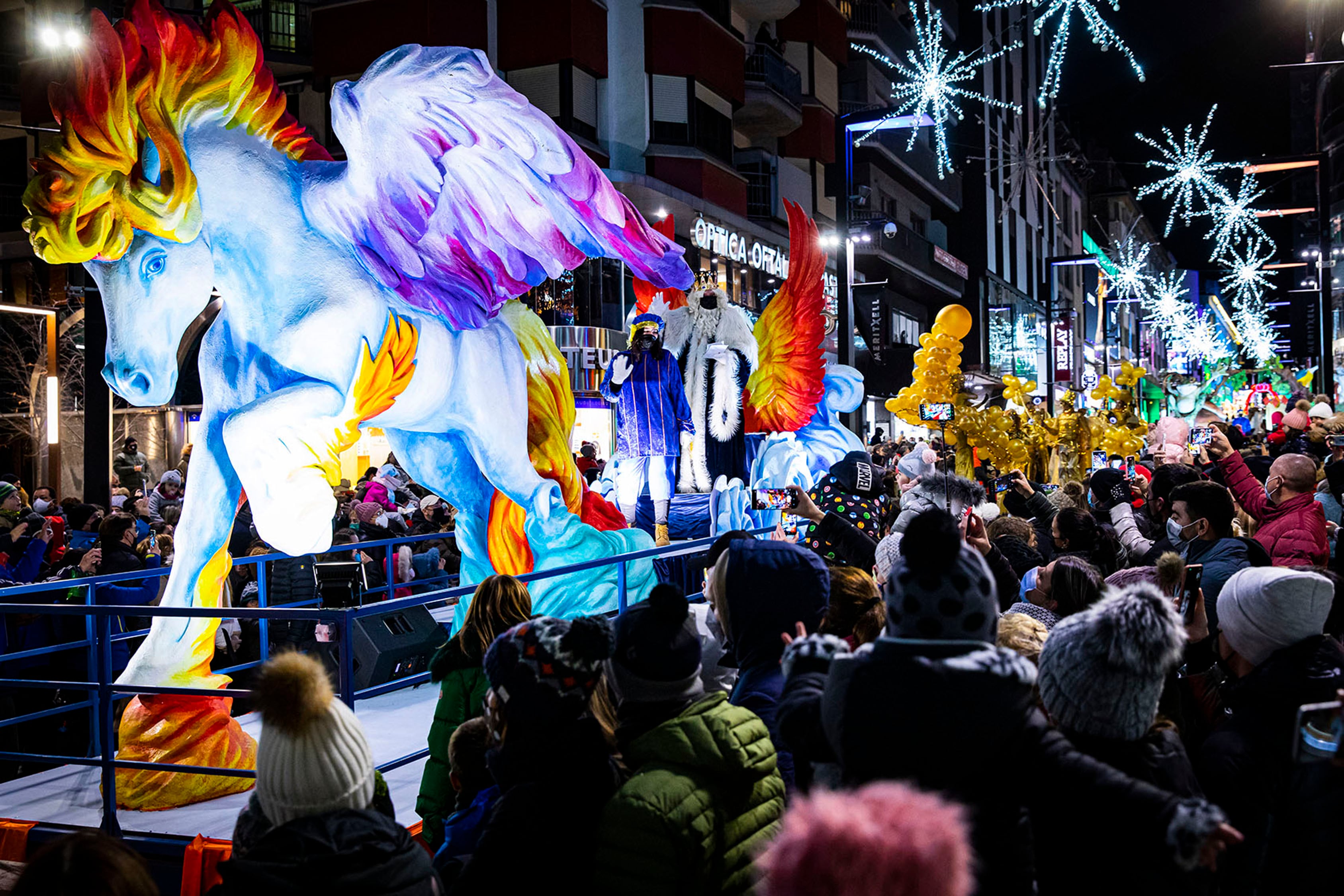 Un moment de la cavalcada de Reis de l'any passat.