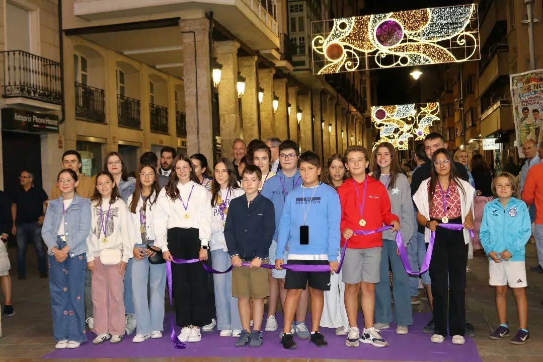 Encendido de la iluminación de las fiestas de Palencia