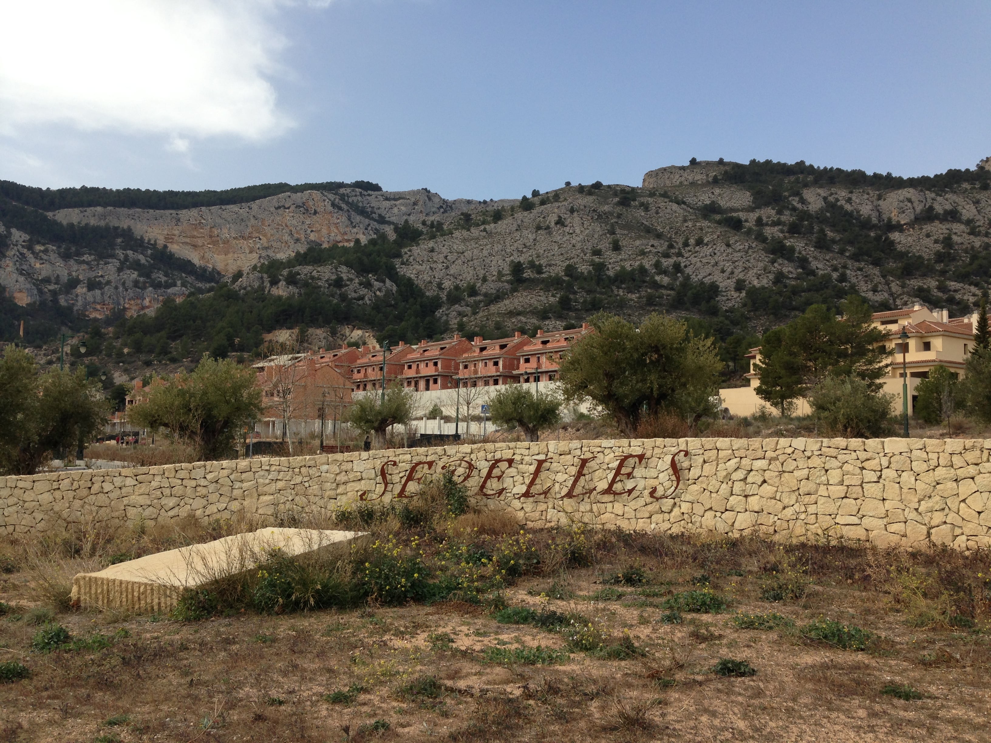 Imagen de archivo de la urbanización Serelles a medio construir