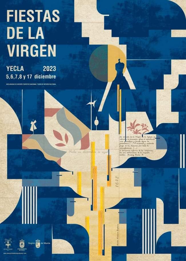 Cartel anunciador fiestas Yecla 2023