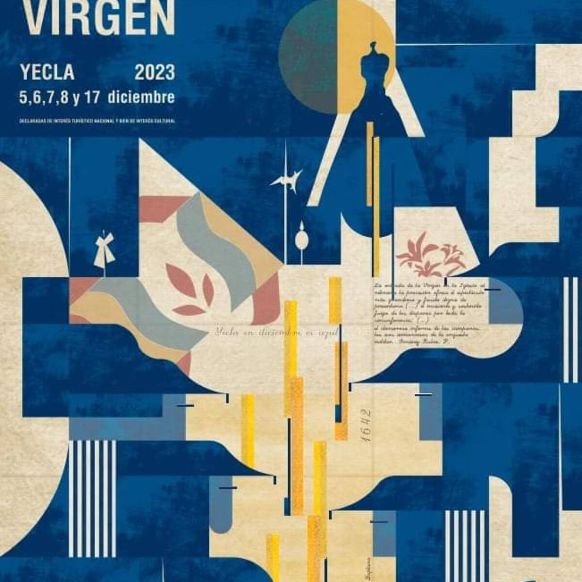 Yecla presenta el cartel anunciador de las fiestas de la Virgen 2023