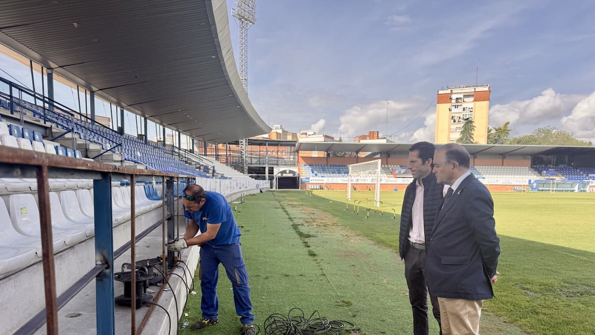 Reparada la valla del Municipal El Prado que cedió ante la "avalancha" de aficionados del Real Madrid Castilla