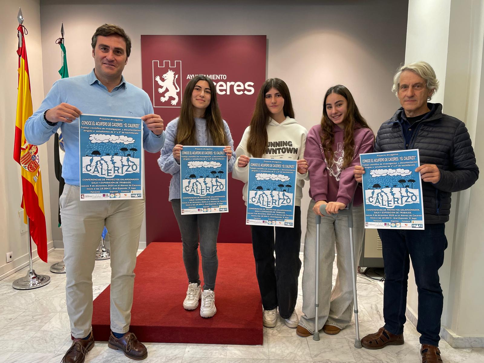 Presentación del proyecto &#039;Conoce el acuífero de Cáceres: el Calerizo&#039;