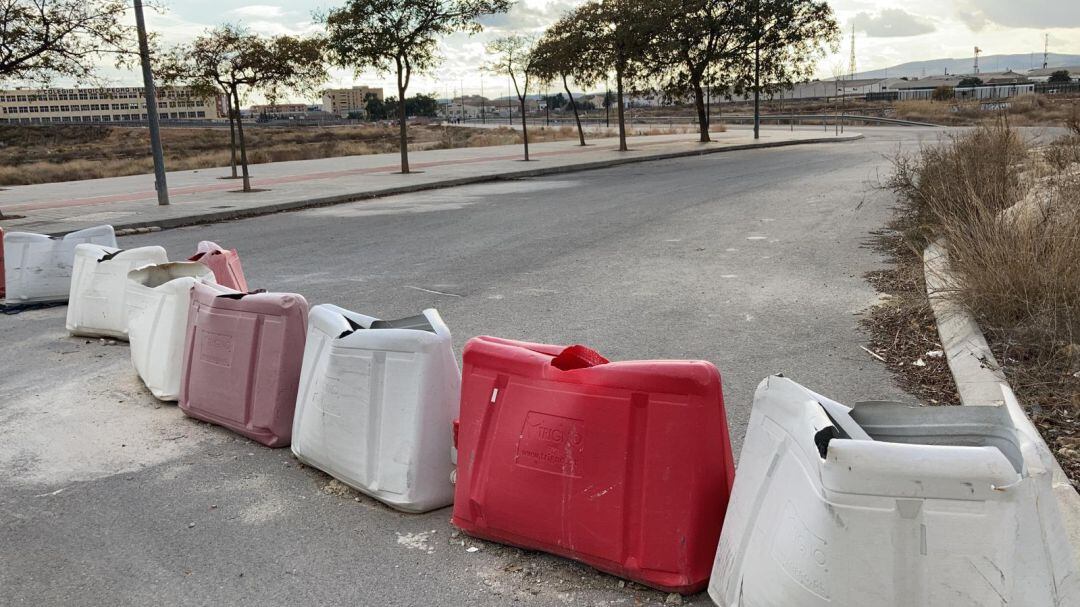 Imagen del último tramo de la Vía Parque que se abrirá al tráfico la próxima semana