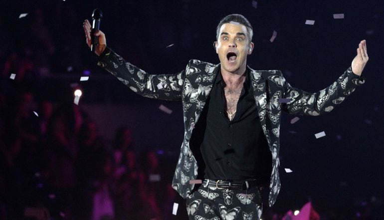 Robbie Williams, una de les estrelles de Los 40 Music Awards 2016 al Palau Sant Jordi 