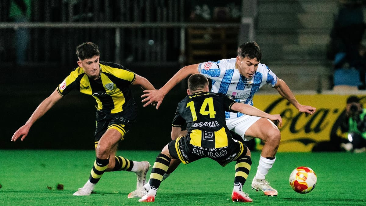 Mejores sensaciones pero sin resultado: el CF Talavera cae en Barakaldo con uno más (2-1)