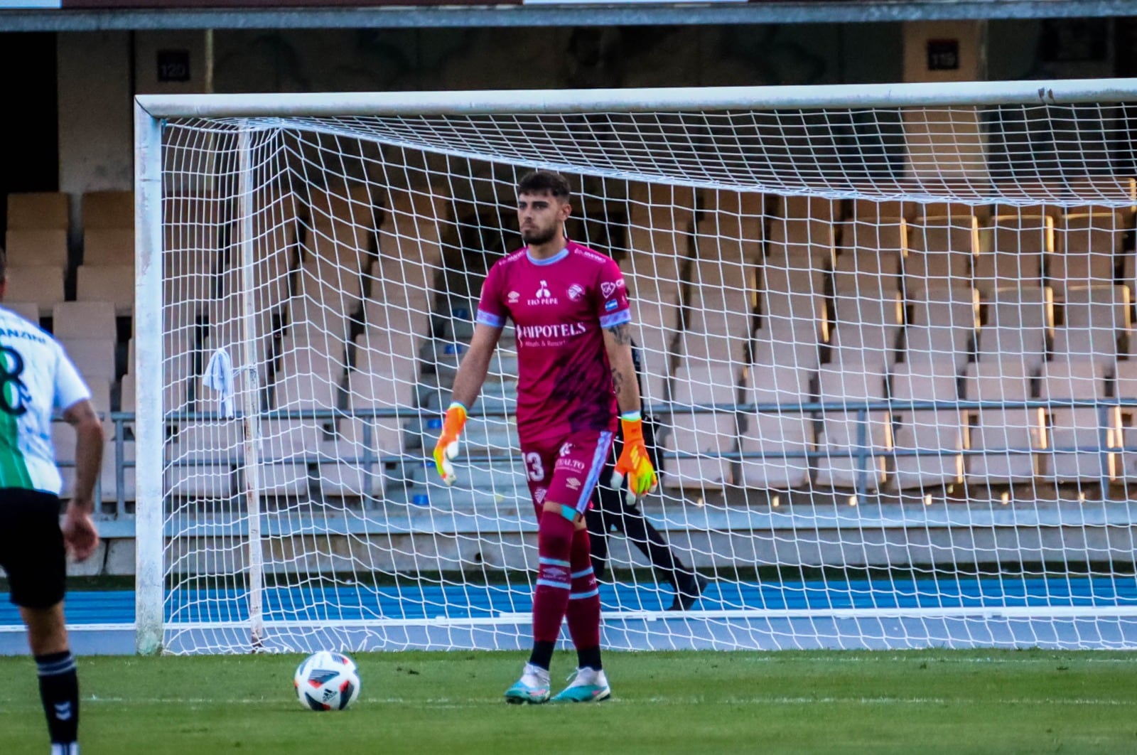 Antonio Miguel durante un partido en Chapín