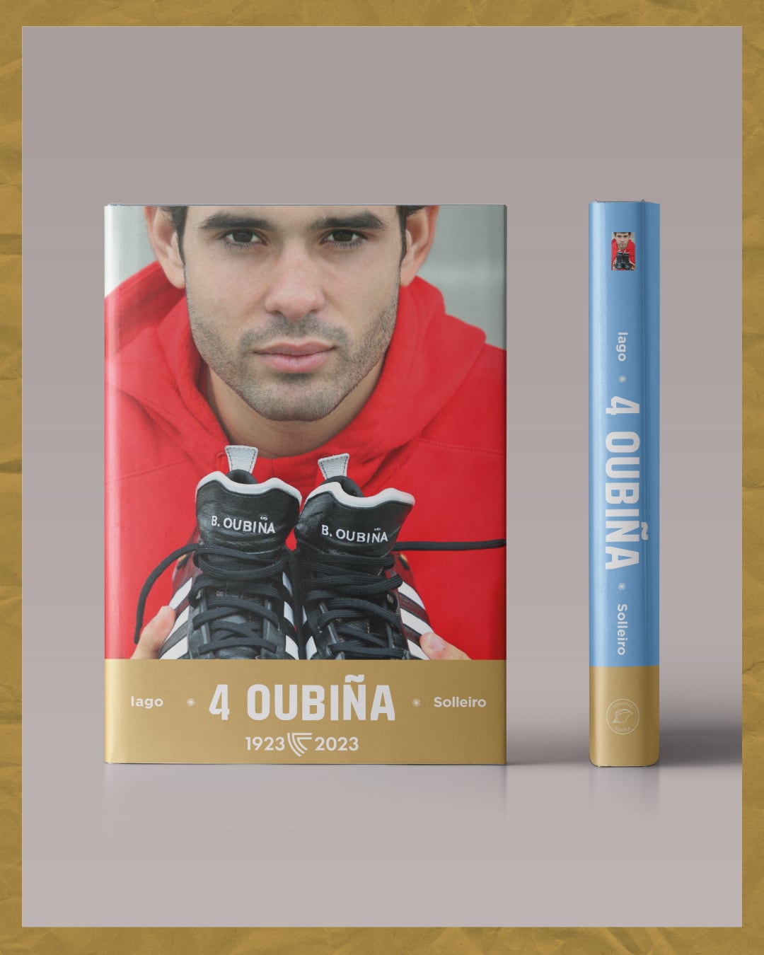 Portada de la biografía de Borja Oubiña