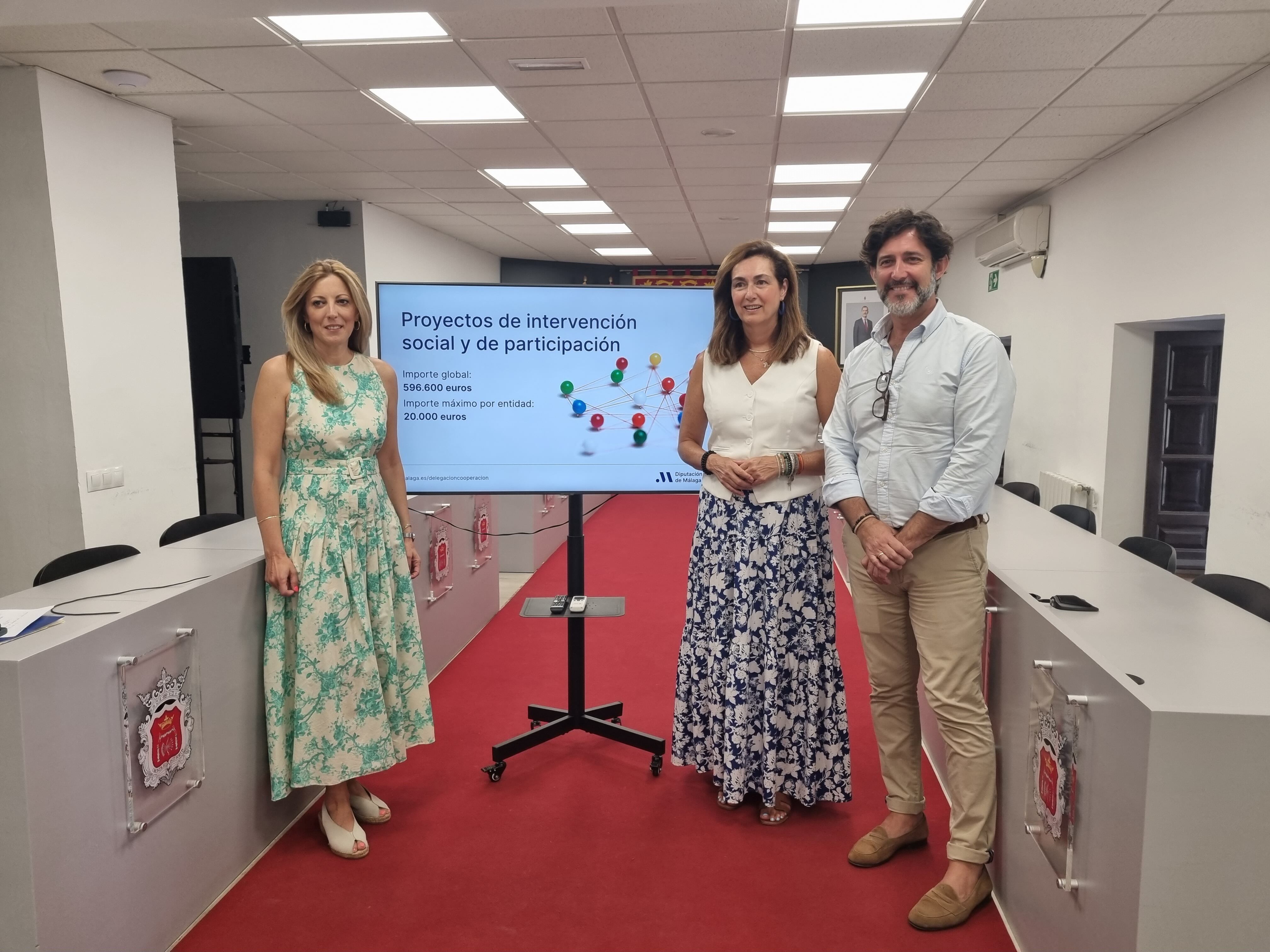 Mª Carmen Martínez, Francisco José Martín y Cristina Durán