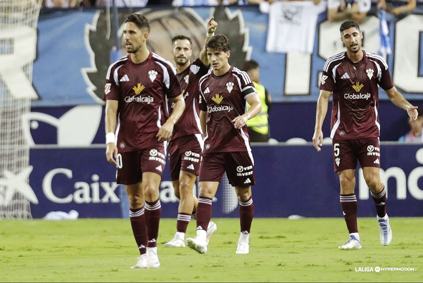 Lazo ya ha celebrado su primer gol con el Albacete.