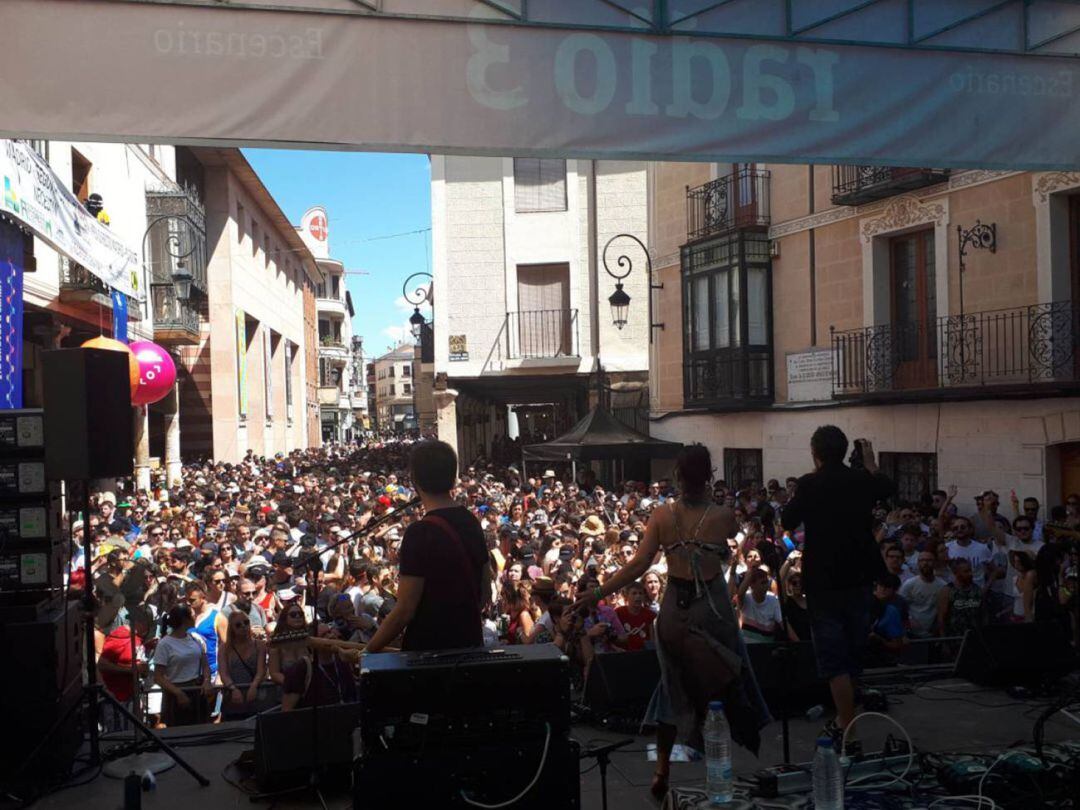 Imagen de archivo de uno de los conciertos en la Plaza del Trigo